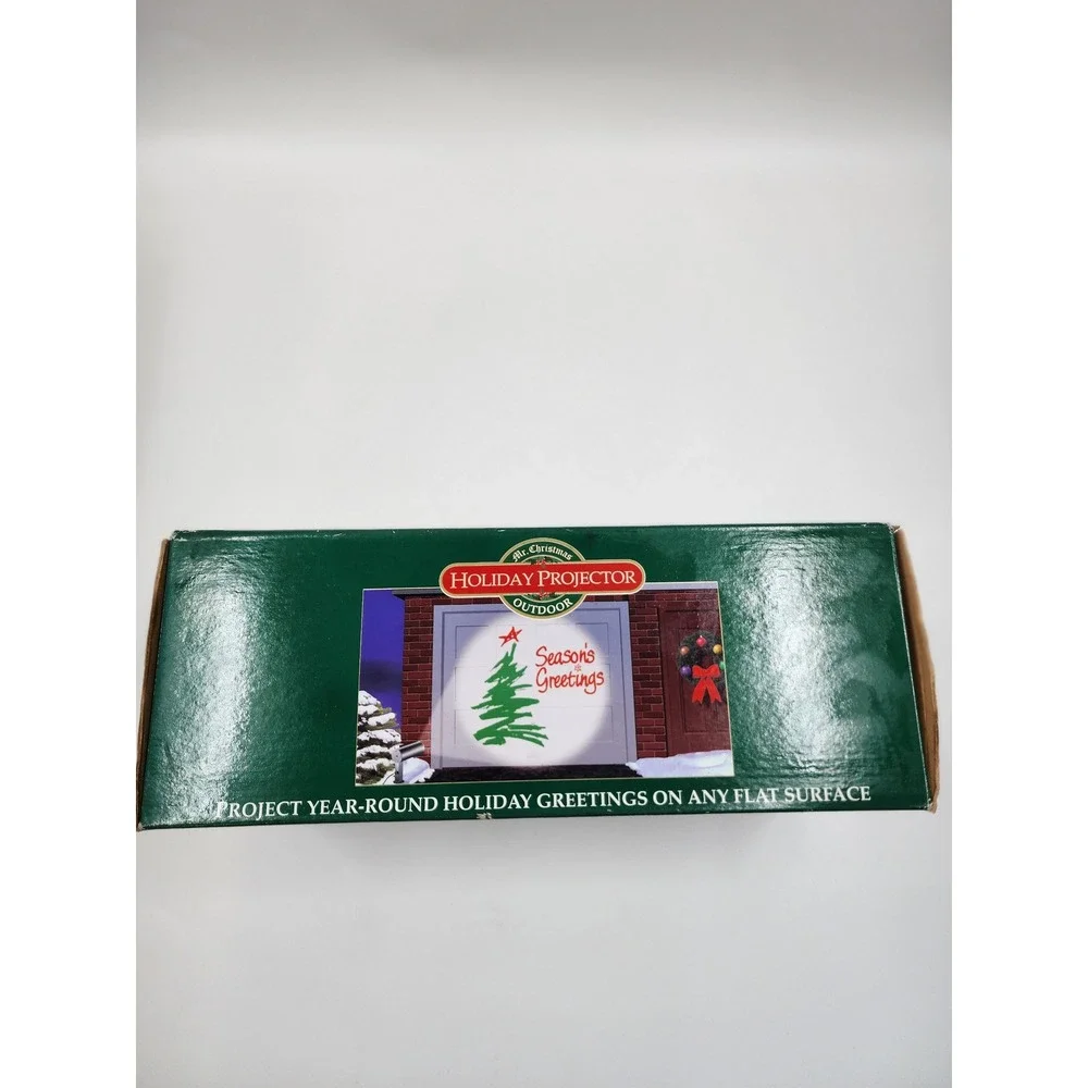 Mr. Christmas Outdoor Holiday Projector 25 Slides Year Round A340 Light Decor